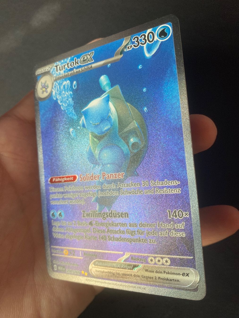 Pokémon Sammelbilder & Trading cards: Turtok ex 200 - Blastoise ex - Tortank - MEW 151 - DE – Neu (gemäss Beschreibung) aus Hausen AG von Shrade 2
