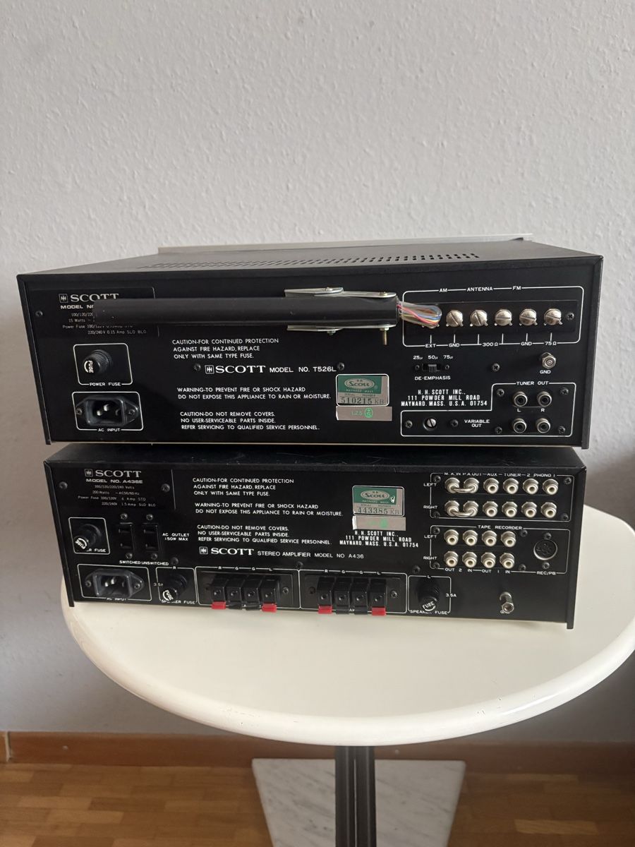 Scott Amplificatori: Ampli et tuner Scott  – Usato da petit lancy venduto da FerreiraLuis 5