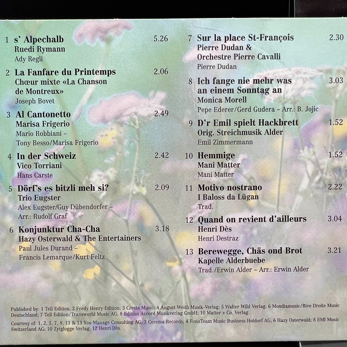 CDs: CD Unvergessliche Erinnerungen Vol. 7 – Gebraucht aus Häusernmoos von platten-teller 3
