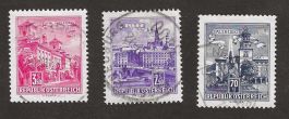 Briefmarken Österreich 1962 AT 1114,1118,1120 Vollstempel