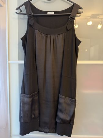 Schwarzes Street One Sommerkleid, Gr. 38, Neuwertig