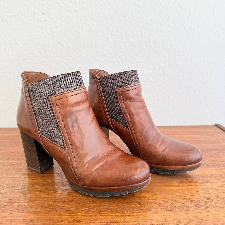 Mjus Scarpe da donna: Bottines en cuir Mjus – Usato da Lausanne venduto da madonna09 1