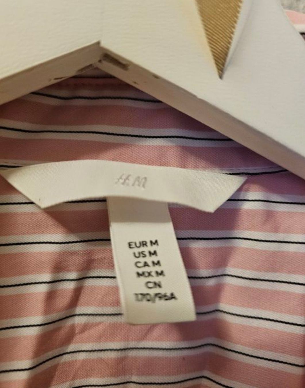 H&M Camicette: H&M Bluse, gestreift, Gr. M, 100% Baumwolle – Usato da Basel venduto da ayhan82 2