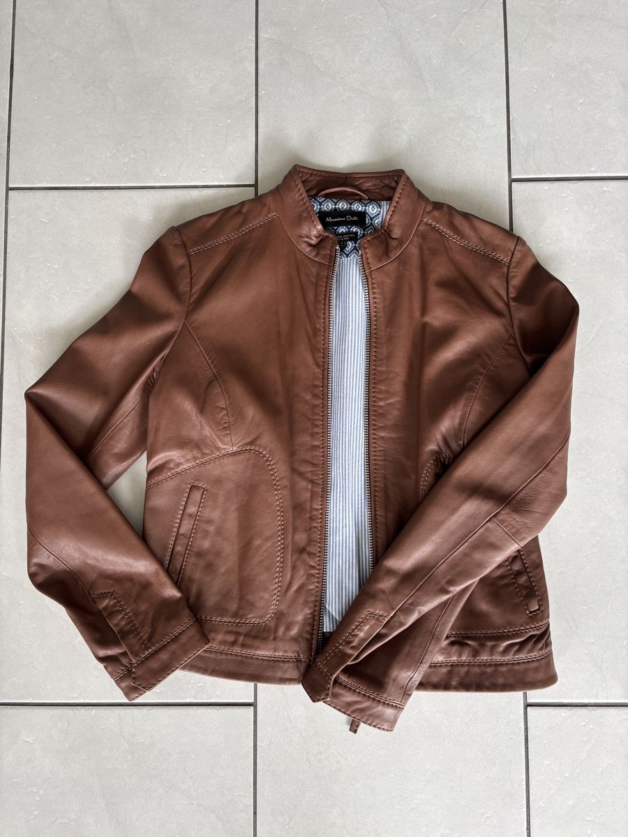 Giacche: Massimo Dutti Lederjacke, braun Gr M – Usato da Chur venduto da swissklexx