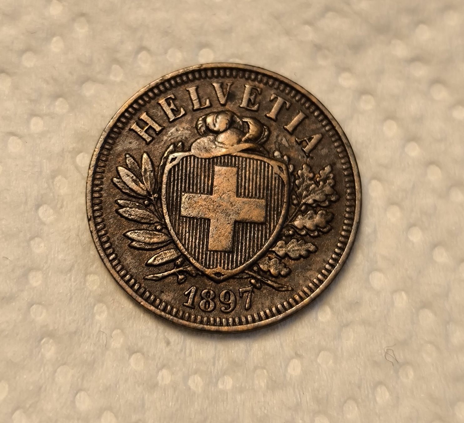 Tutti le monete: 2 Rappen 1897 – Usato da Nyon venduto da AlexKey71
