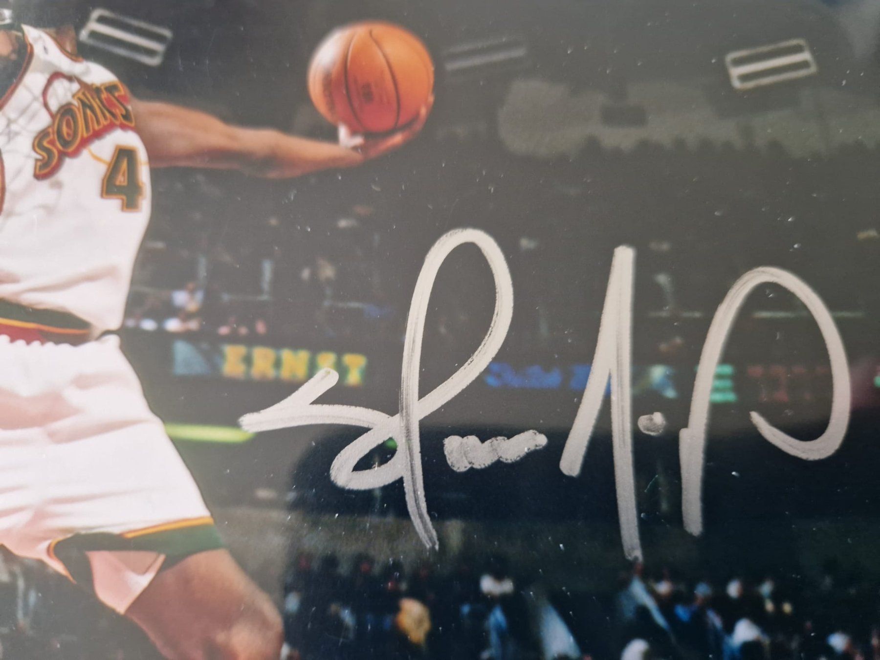 Autografi: Photo dédicacée Shawn Kemp – Nuovo (secondo la descrizione) da Lutry venduto da SwissBBCards 1