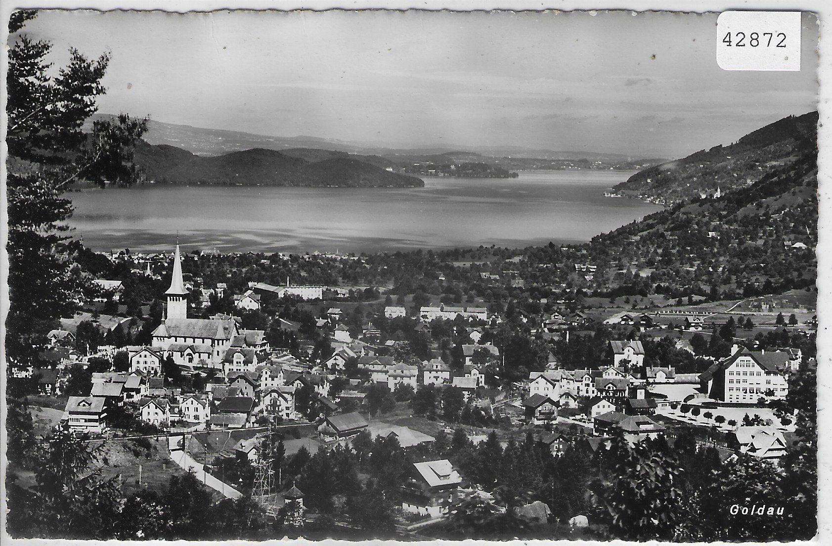 Cartoline postali: Goldau - Generalansicht – Usato da Ettingen venduto da Kartenplanet