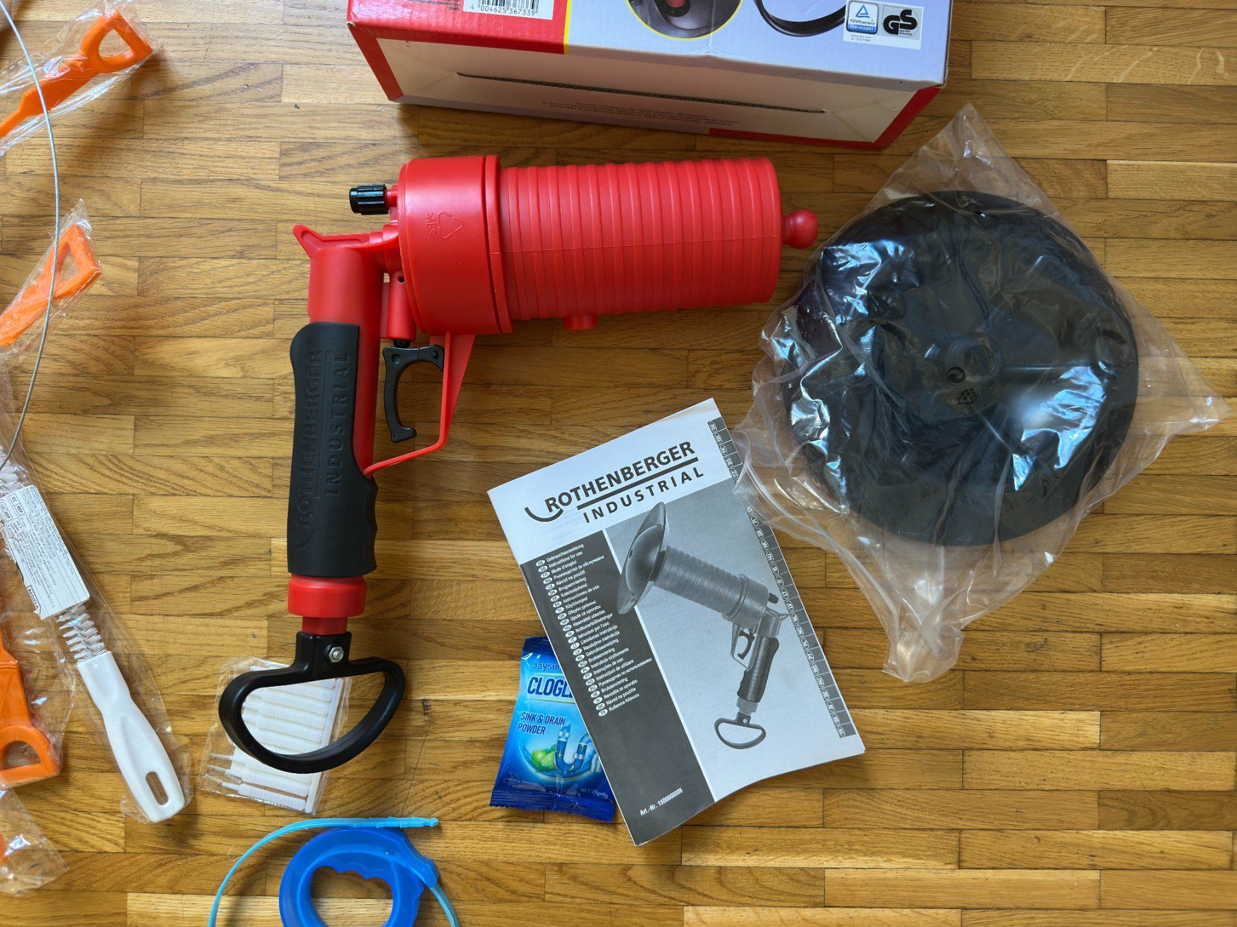 Rothenberger Tutti gli attrezzi: Rothenberger Pressluft Rohrreiniger Kit – Usato da Lausanne venduto da brixton 5