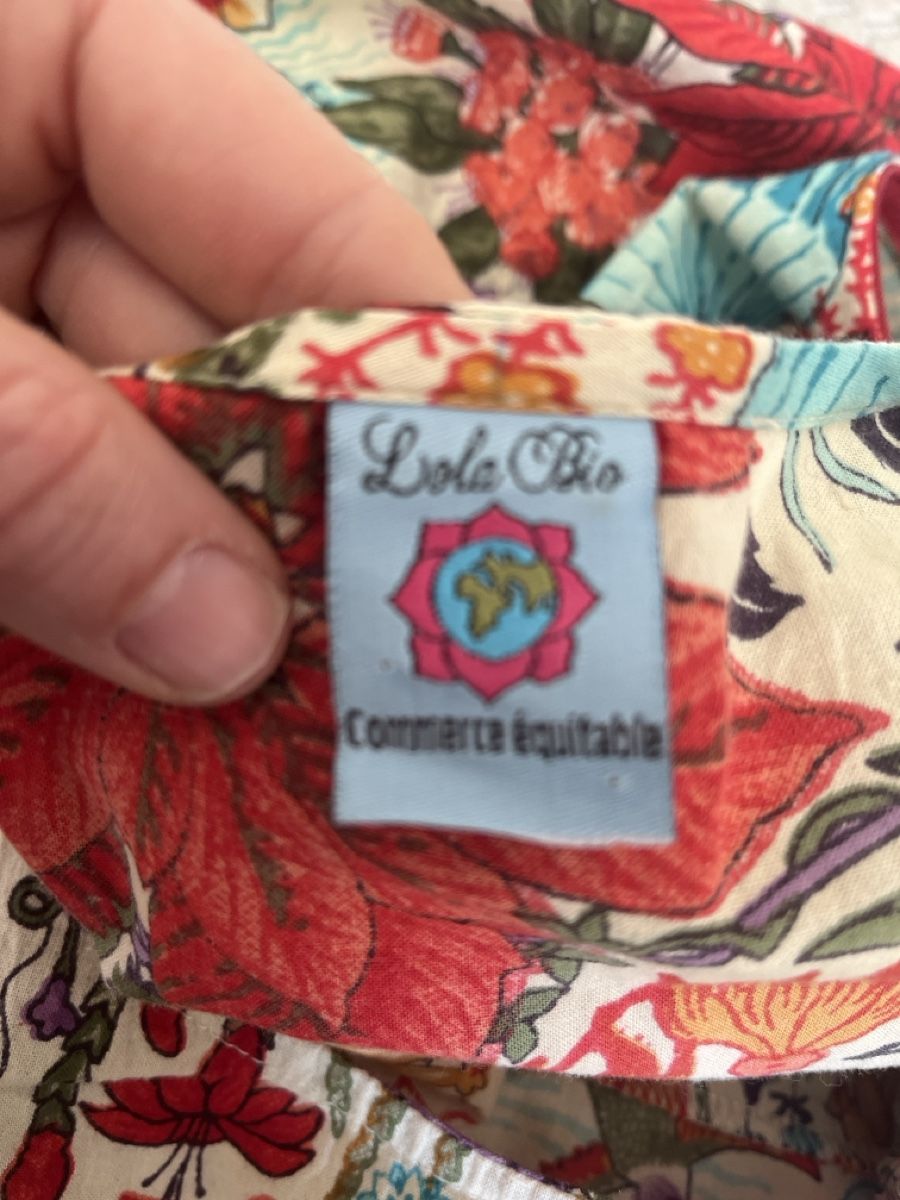 Vestiti: Kleid mit Blumenmuster, Baumwolle, M – Usato da Solothurn venduto da Bobesch08 6