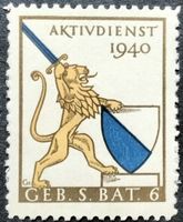 Soldatenmarke 2.WK, Gebirgs Schützen Bat 6, Wi Inf 76