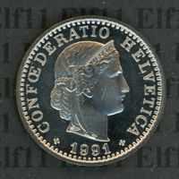 CHF___0.20 1991 stgl * nigelnagelneu! 20 Rappen