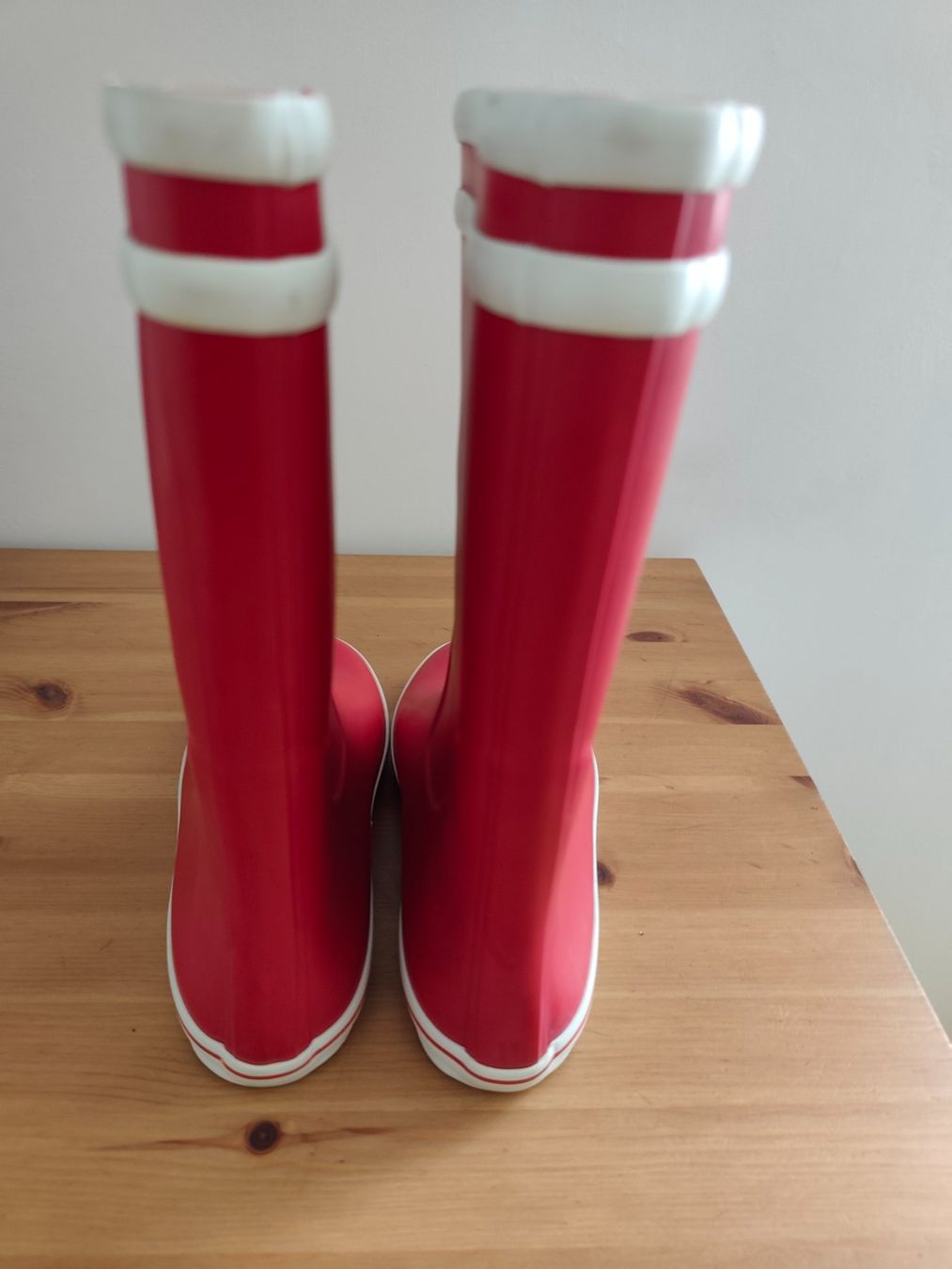 Scarpe da donna: Aigle Gummistiefel in rot, Grösse 39 – Nuovo (secondo la descrizione) da Rheineck venduto da Polcadot 3
