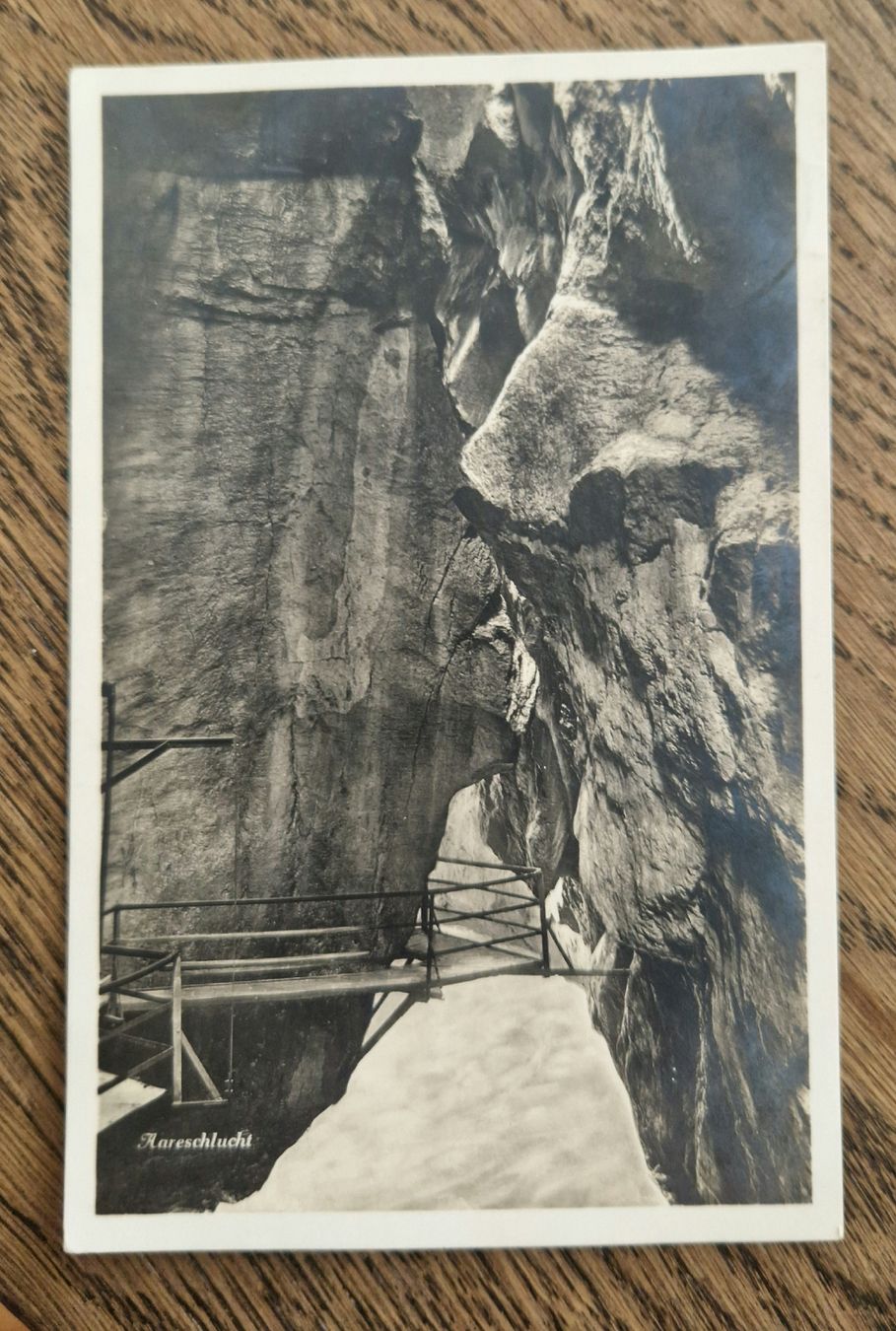 Cartoline postali: Aareschlucht 40iger Jahre – Usato da Ebikon venduto da Donar50