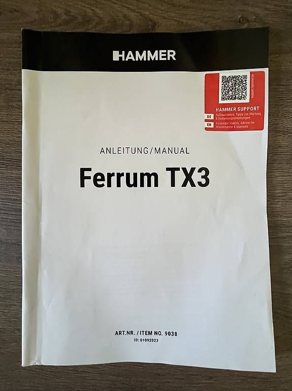 Vélos d'appartement: Kraftstation Hammer Ferrum TX3 – D'occasion à Ibach par leo215 2