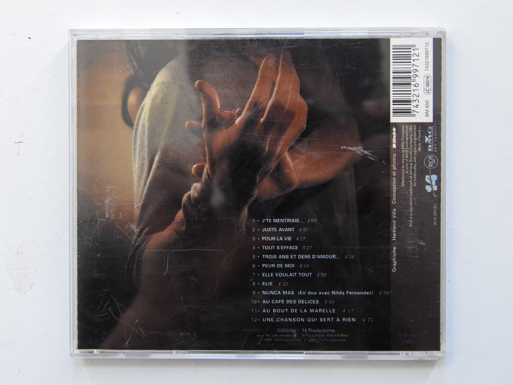 CD: Patrick Bruel - Juste avant (SIGNÉ) – Usato da Belmont-sur-Yverdon venduto da ag97 2