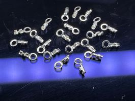 925 Sterling Silber Endkappen – 20 Stück
