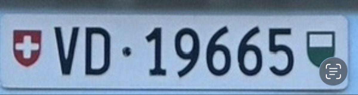 Schilder: Plaque d'immatriculation VD 19665 - Collection Hiver – Neu (gemäss Beschreibung) aus Villeneuve VD von Many_91