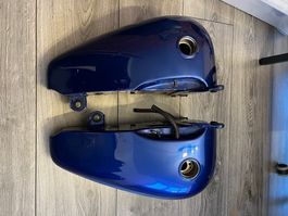 Harley-Davidson Benzintank Set Evolution blau gebraucht