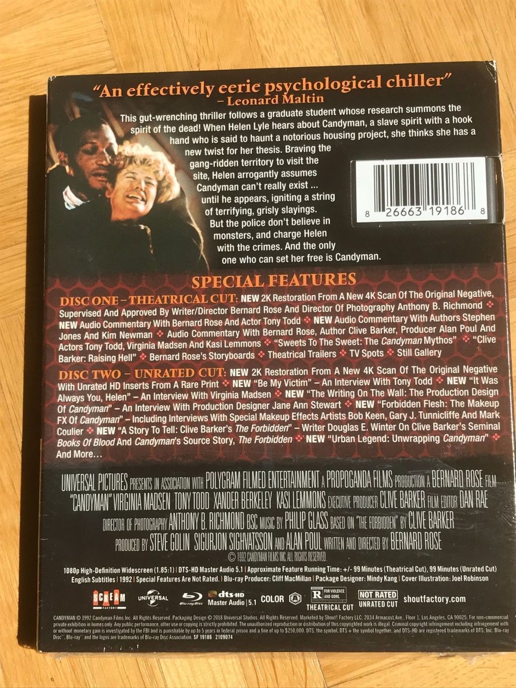 Tutti i DVDs: Candyman - Collector's Edition - mit Slipcover - Blu-ray – Nuovo (secondo la descrizione) da Zürich venduto da Malcom 4