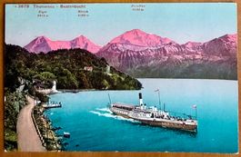 Thunersee - Beatenbucht - Dampfschiff 1910