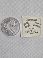 Pièce commémorative Suisse Autriche 2008 football 40mm 27g