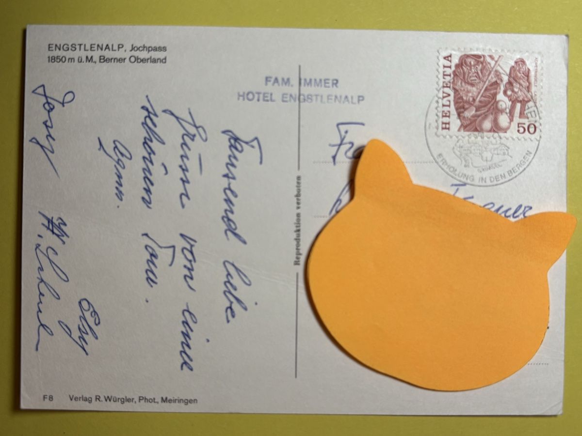 Cartoline postali: AK von Engstlenalp – Usato da Rümlang venduto da Kartenpost1 1