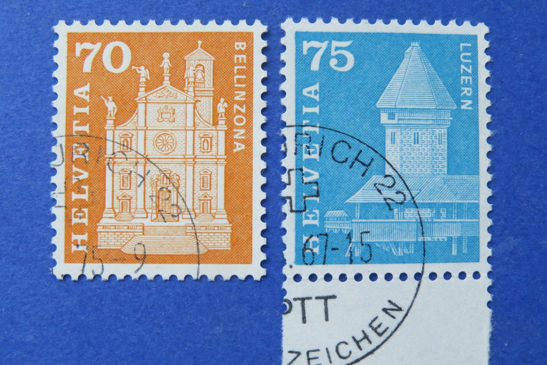 Tous les timbres: Lot Werbemarken mit Eckstempel ZÜRICH – D'occasion à Brunnen par Kumari 3