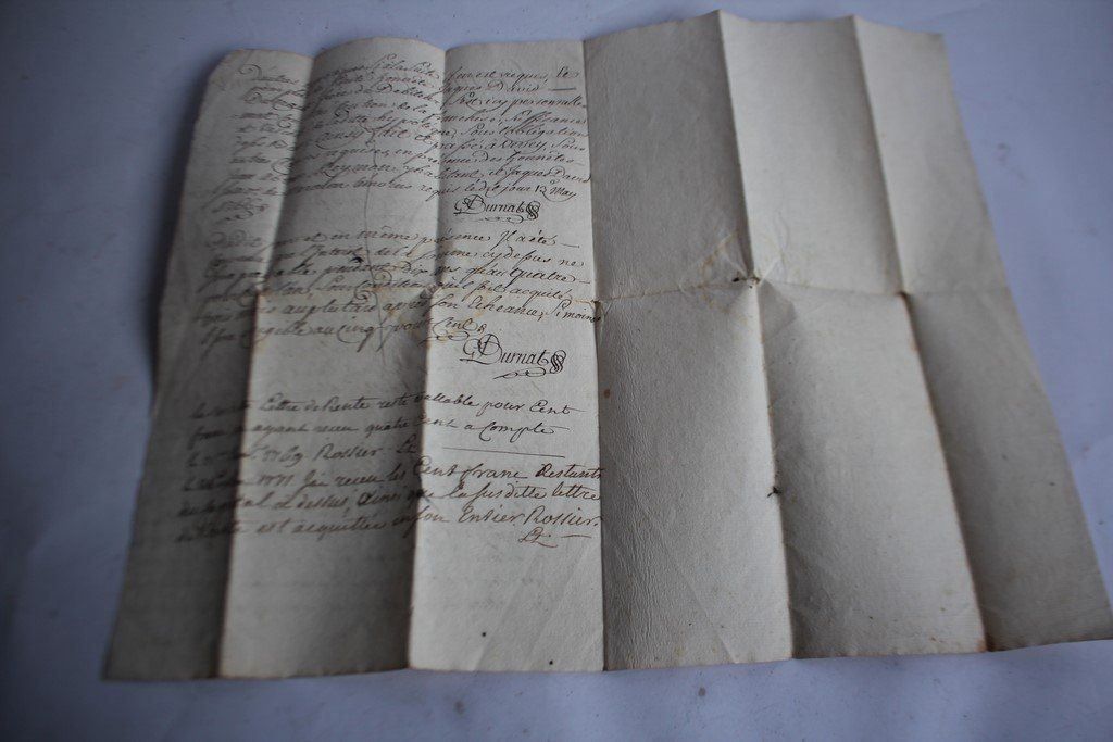 Tutti i francobolli: Lettre rente manuscrite Vaud 1766 – Usato da Vandoeuvres venduto da Dom-Tom 2