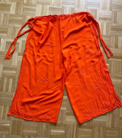Luftig leichte Sommerhose in knallorange, Onesize, wie neu