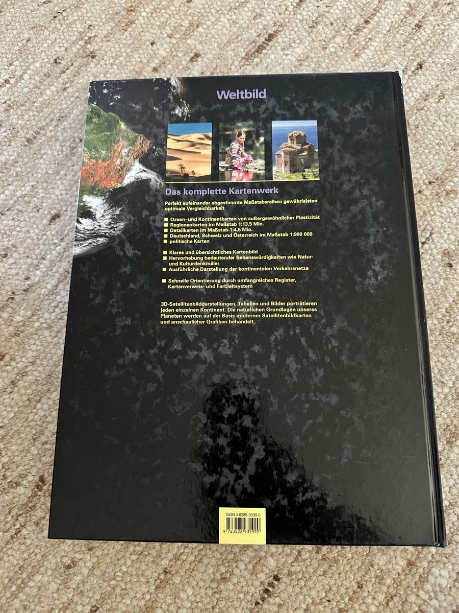 Libri: Illustrierter Welt Atlas Buch – Usato da Grüningen venduto da DomegaStore 1