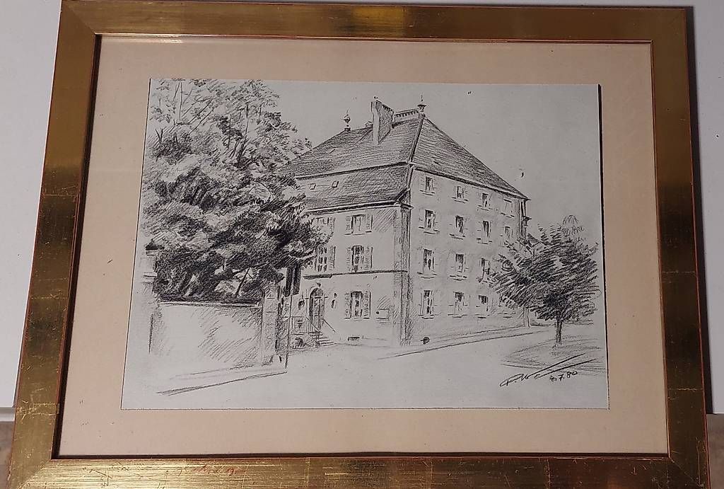 Tableaux: Tableau ancienne maison de Morges – D'occasion à Morges par pha_9xnc