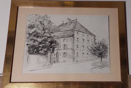 Tableau ancienne maison de Morges