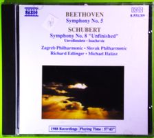 BEETHOVEN - SYMPHONY NO 5 / SCHUBERT - SYMPHONY NO 8