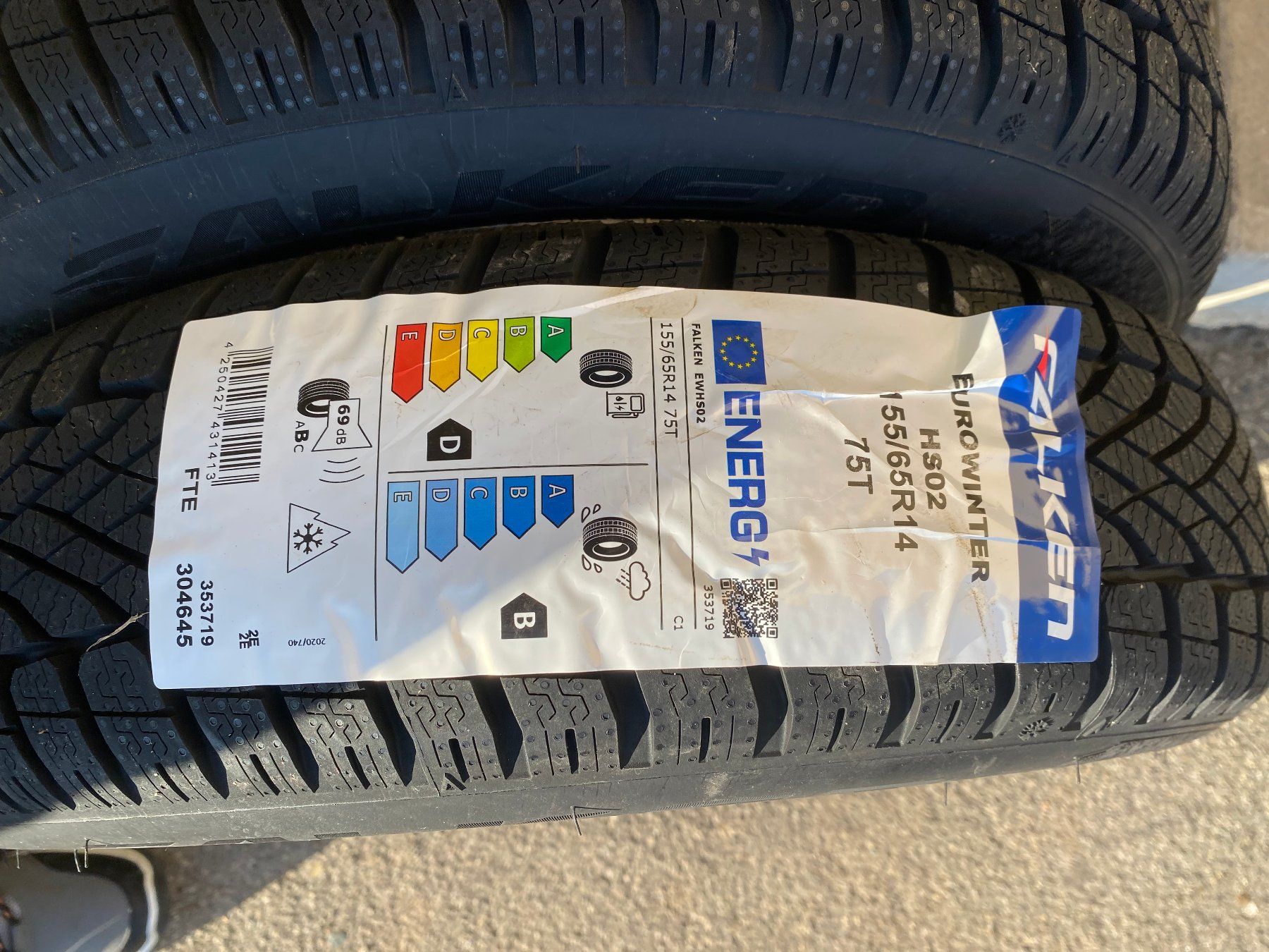 Automobili: Falken Eurowinter HS02 155/65R14 – Nuovo e nell'imballaggio originale da Uster venduto da inislas