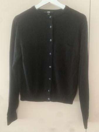 Uniqlo Cardigan Wolle Schwarz Gr.M