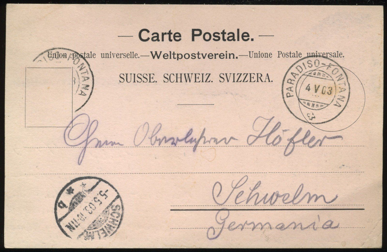 Cartes postales: Ponte Tresa Litho – D'occasion à Rapperswil SG par INTELVI 1