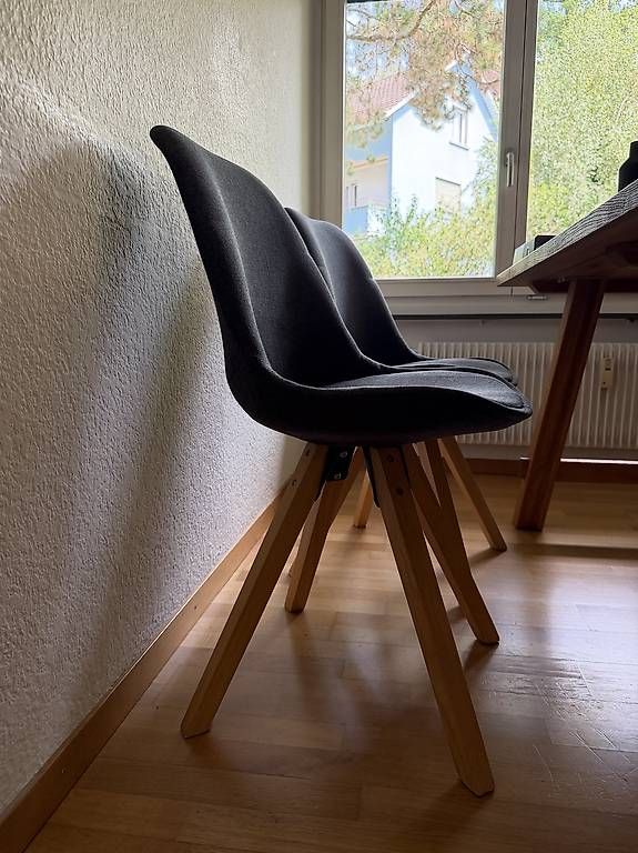 Sedie: Esszimmer-Stühle 4 Stk. grau/anthrazit – Usato da Bern venduto da gregnenn 1