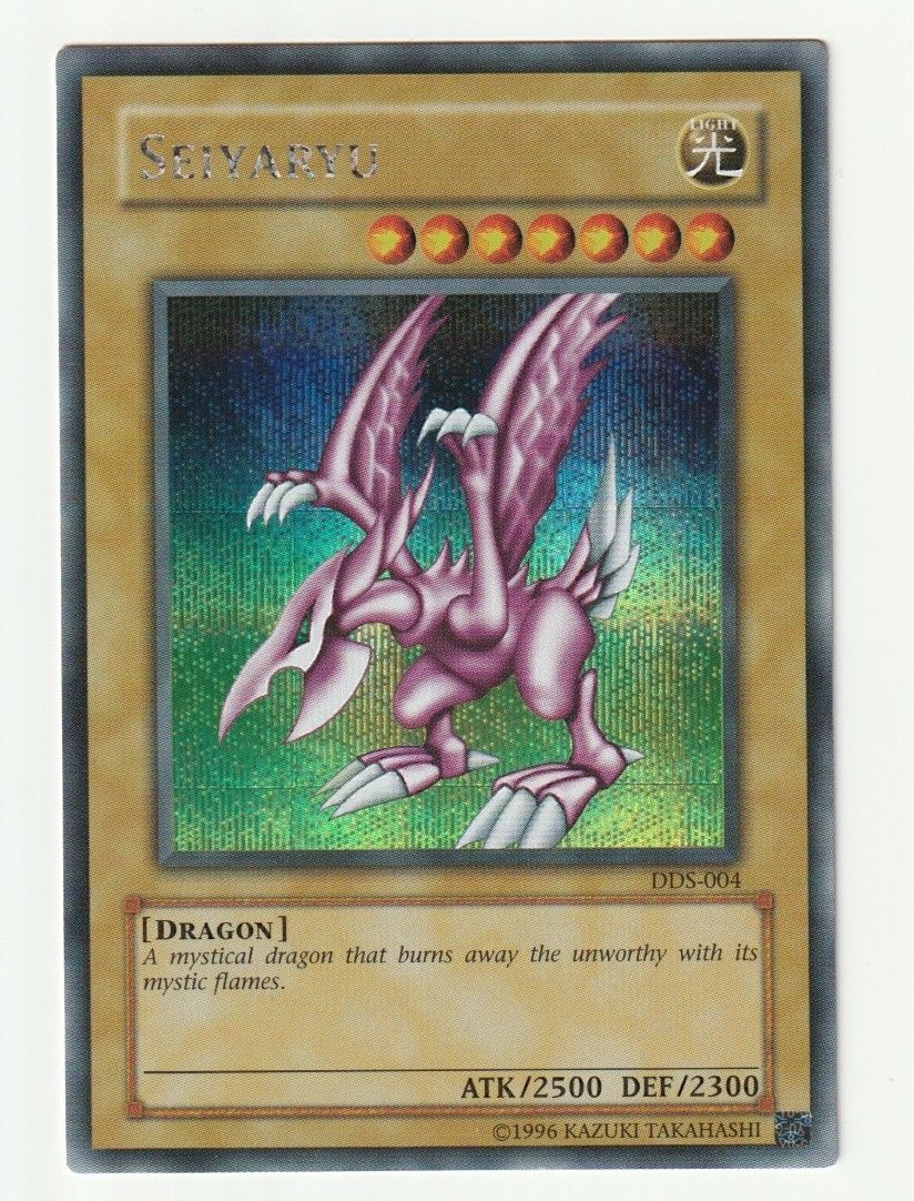 Yugioh Cartes à collectionner: Seiyaryu DDS-004 2002 – D'occasion à Schattdorf par Fabian500