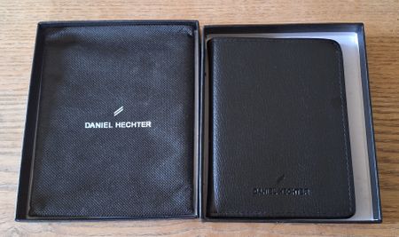 Daniel Hechter Portemonnaie Leder Schwarz Neuwertig
