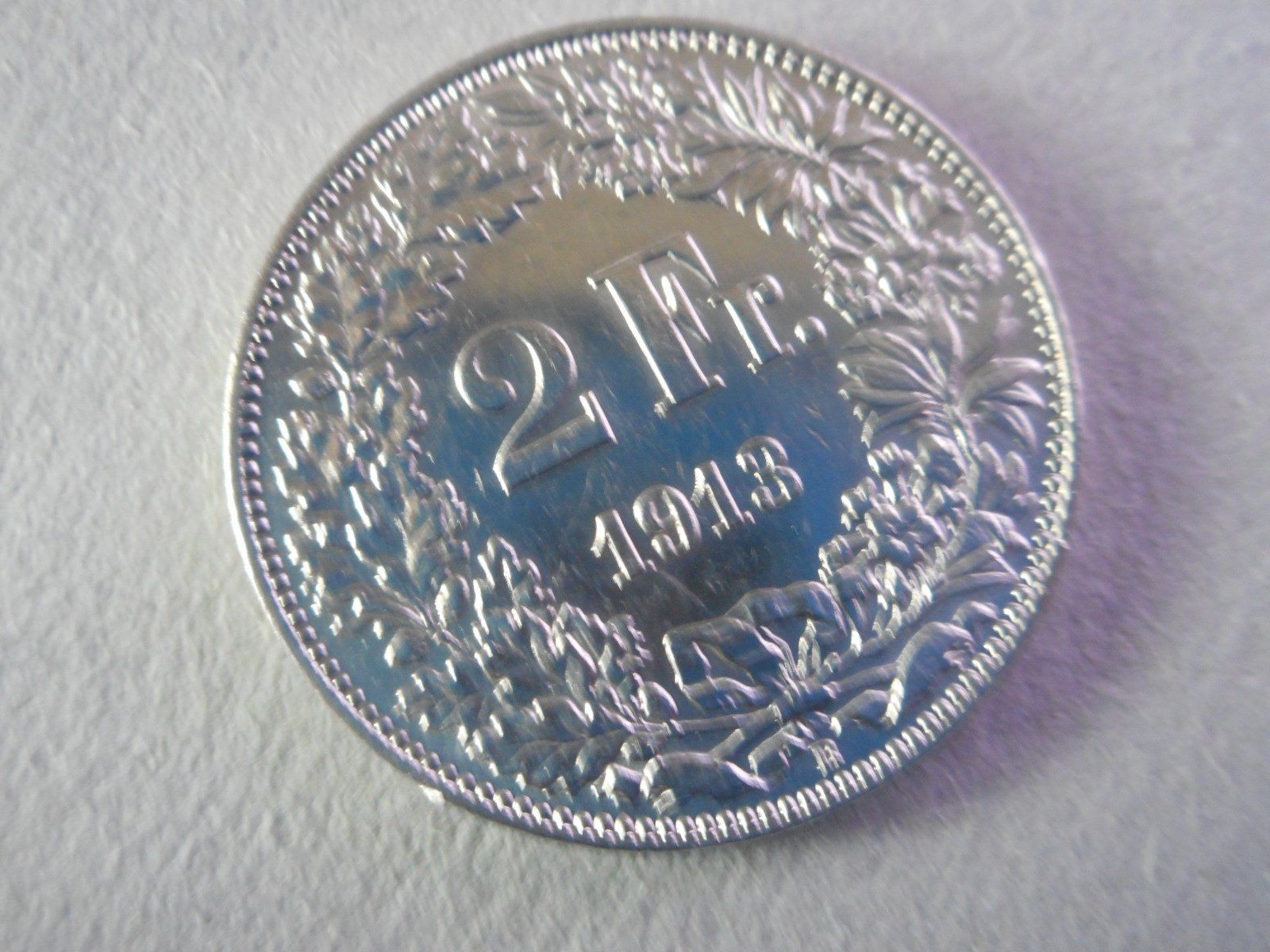 Tutti le monete: 2 Fr. 1913 silber  Prachtsstück – Nuovo (secondo la descrizione) da Kriegstetten venduto da pizlad2010 1