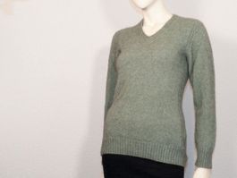 Possum Damen Pullover V-Ausschn. mint M