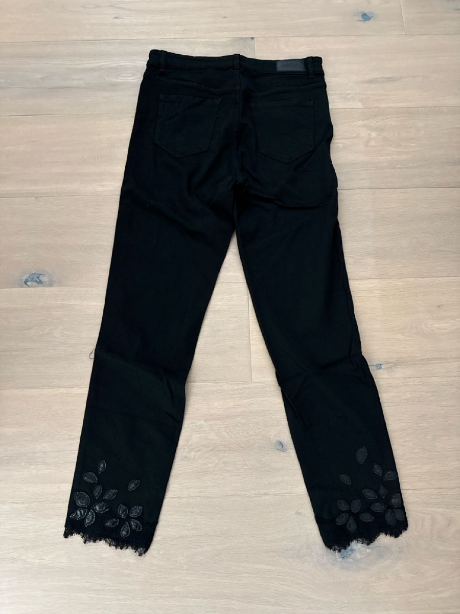 Marc Cain Pantaloni: Marc Cain Hose, Schwarz, Grösse N4 – Nuovo (secondo la descrizione) da Wittinsburg venduto da redrose296 6