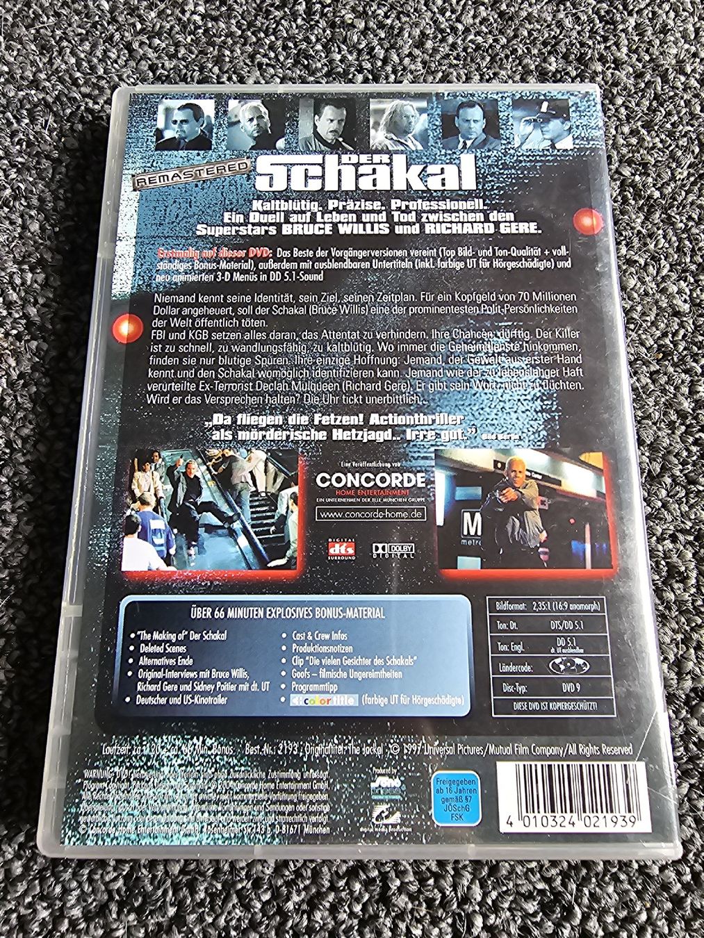Tutti i DVDs: DVD Schakal (22539) – Usato da Ruswil venduto da jan_bxl5 1