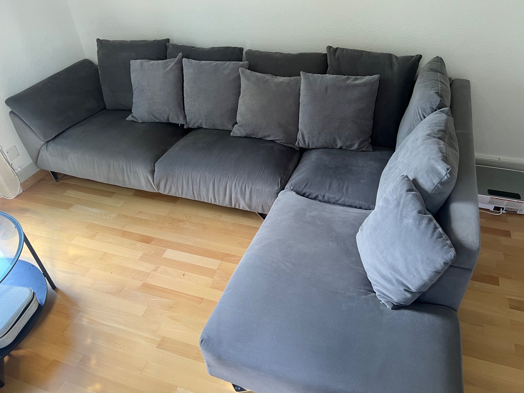 Beliani Sofas: Ecksofa in Grau / Grey corner sofa – Gebraucht aus Zürich von nic_sm9b 4
