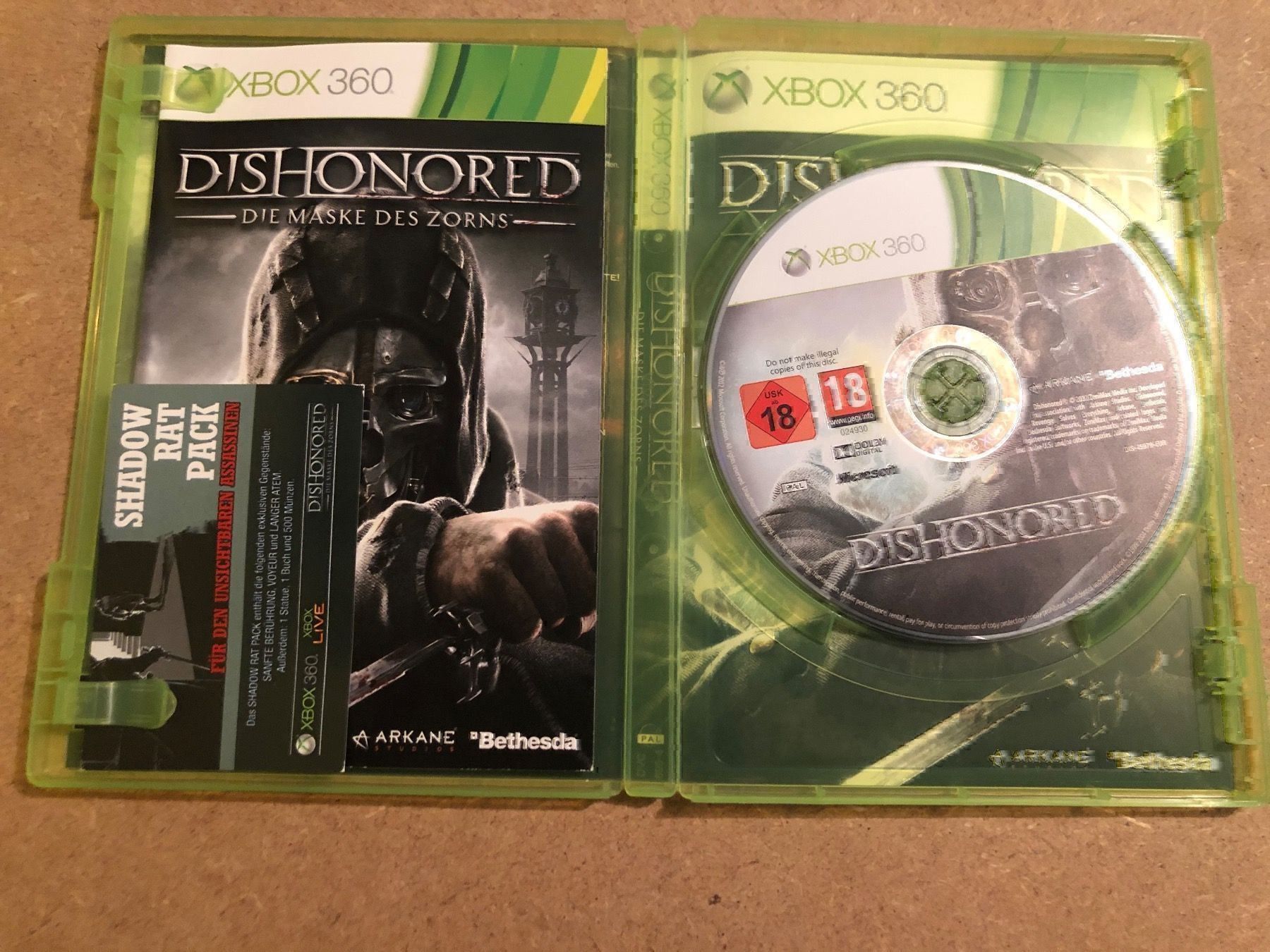 Spiele: Dishoroned für Xbox 360 – Gebraucht aus Kestenholz von Mad18 2
