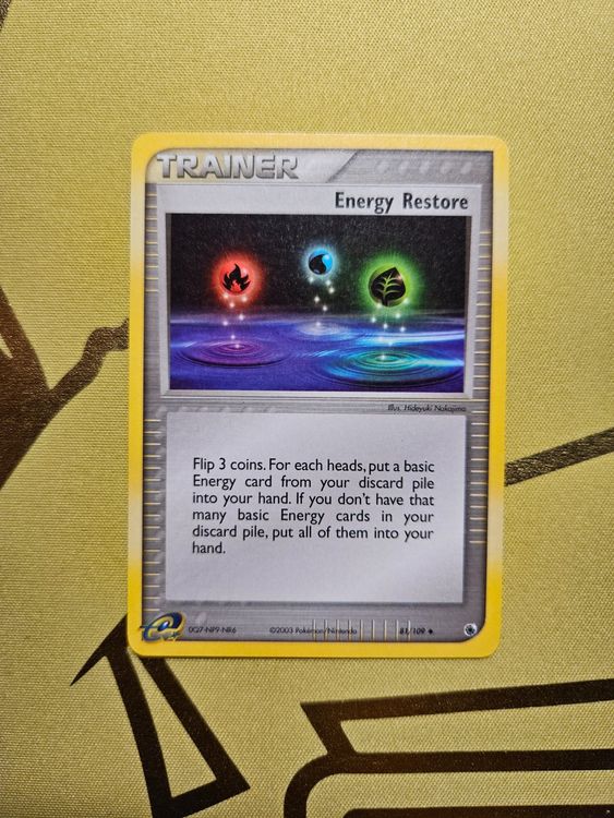 Ex Ruby & Sapphire Energy Restore Kaufen auf Ricardo