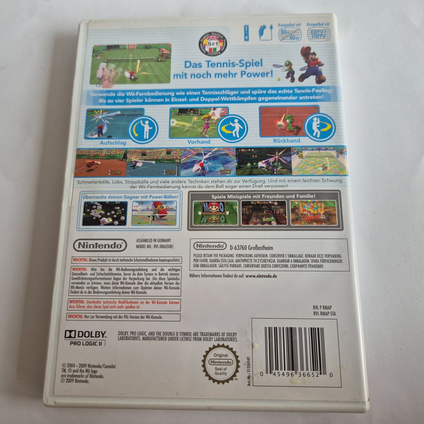 Nintendo Giochi: Mario Power Tennis - Wii – Usato da Zürich venduto da Mephisto87 1