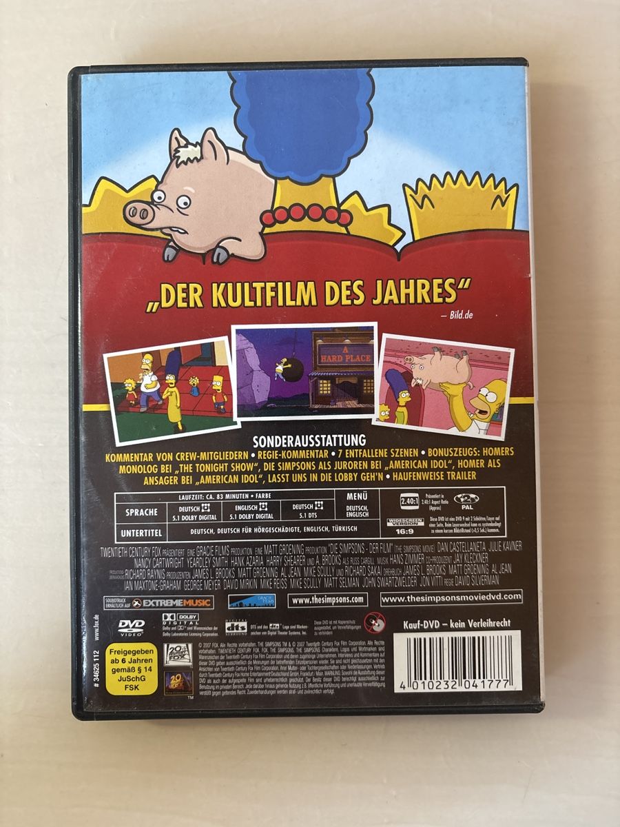 Alle DVDs: SIMPSONS - Der Film (1605) – Gebraucht aus Ruswil von Slivio_ 1