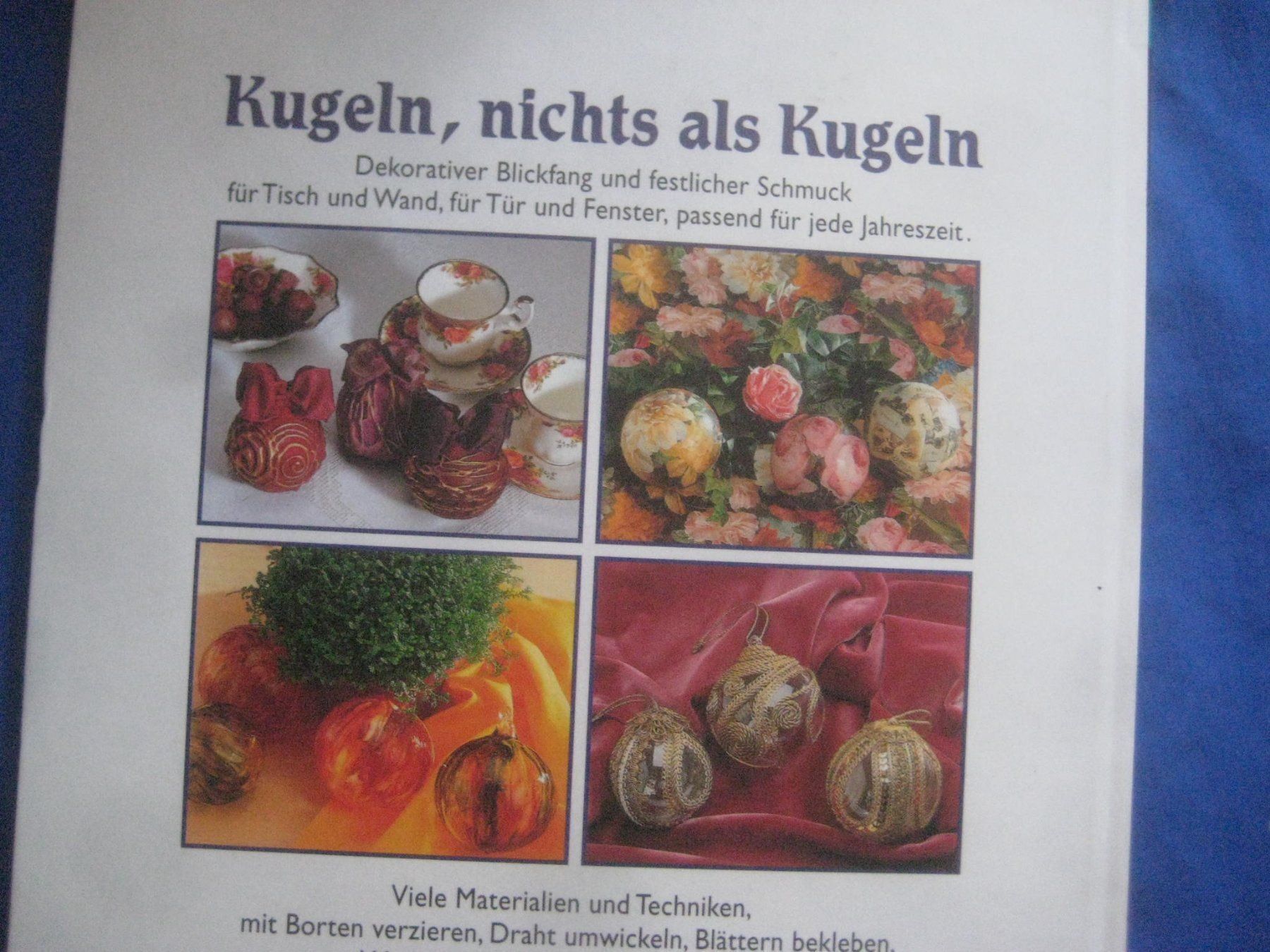 Livres: BUCH   SCHMUCK - KUGELN  BASTELN – D'occasion à Uster par flocke1 7