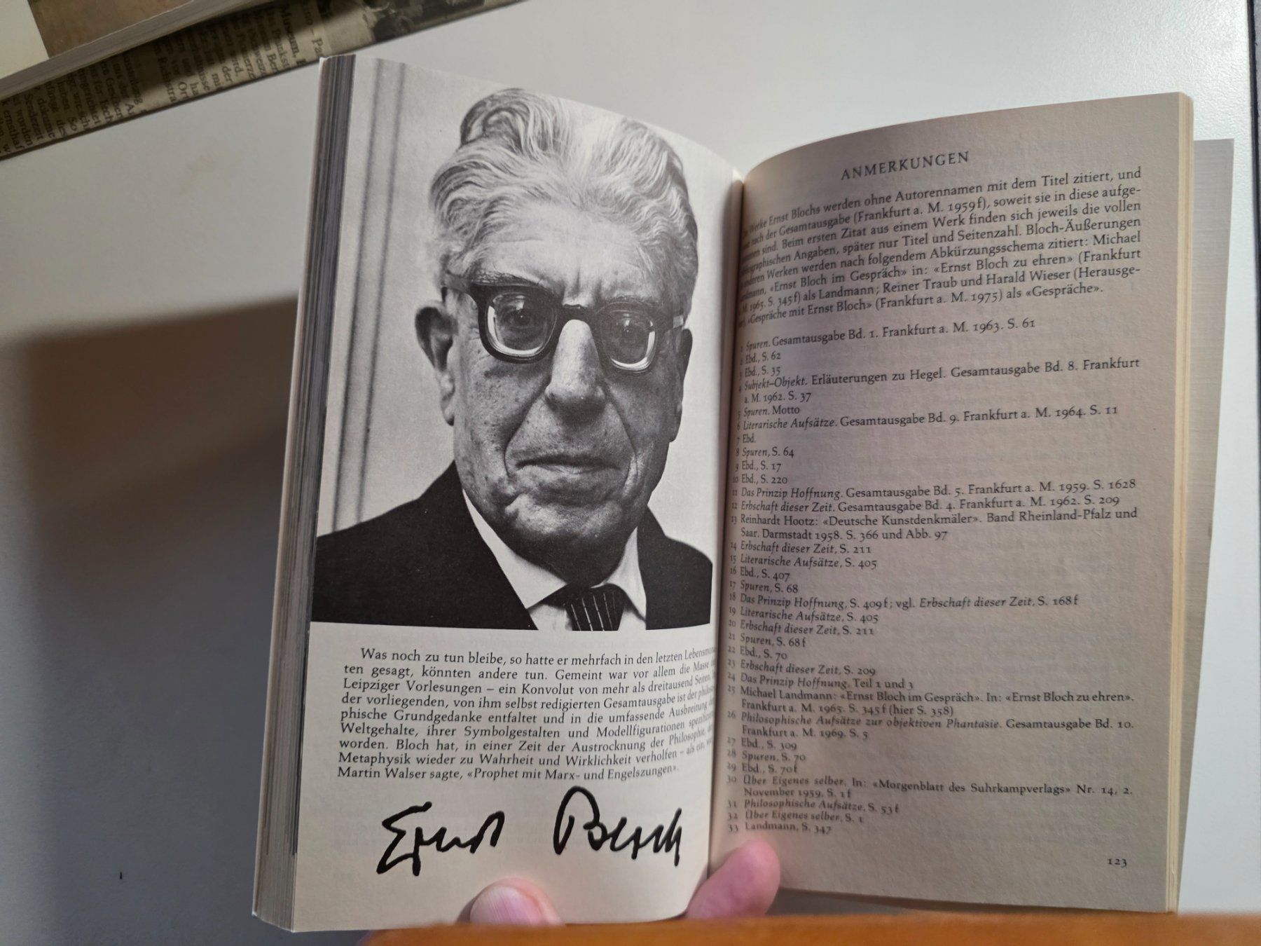 Libri: Ernst Bloch - rororo 1977 - Silvia Markun – Usato da Walterswil BE venduto da Lonitti 1